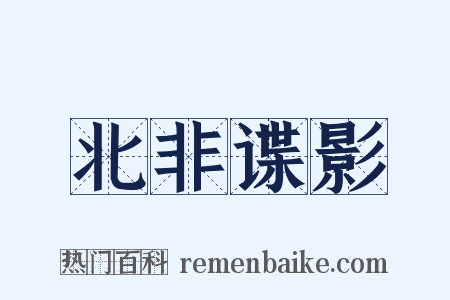 北非谍影是什么意思的图片